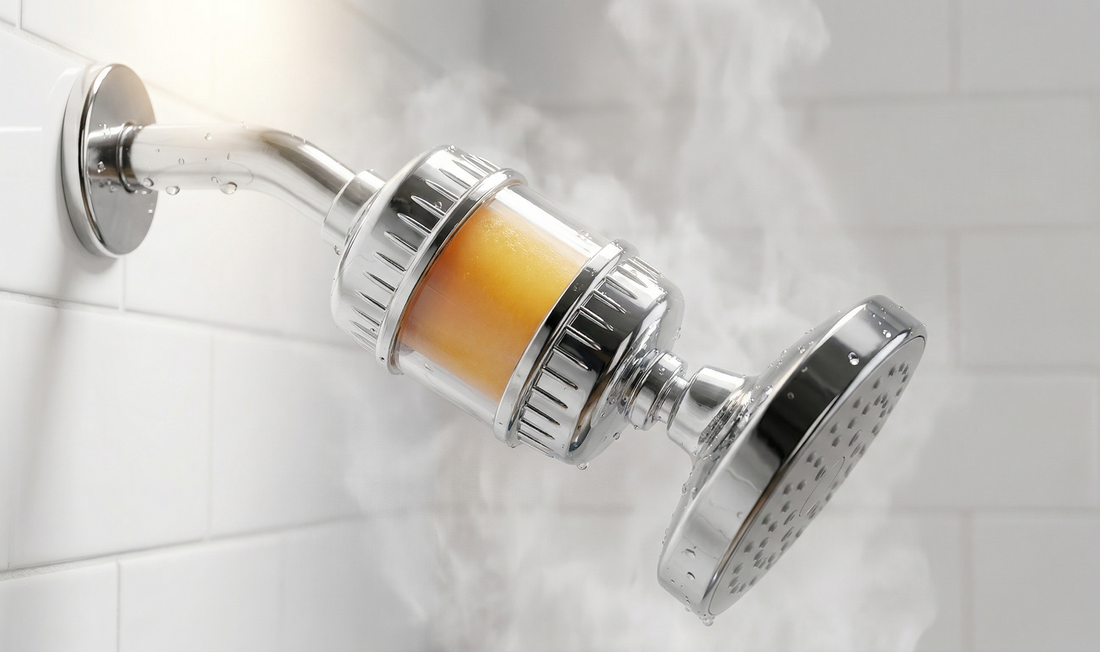 Vitamin Shower Filter vs No Filter