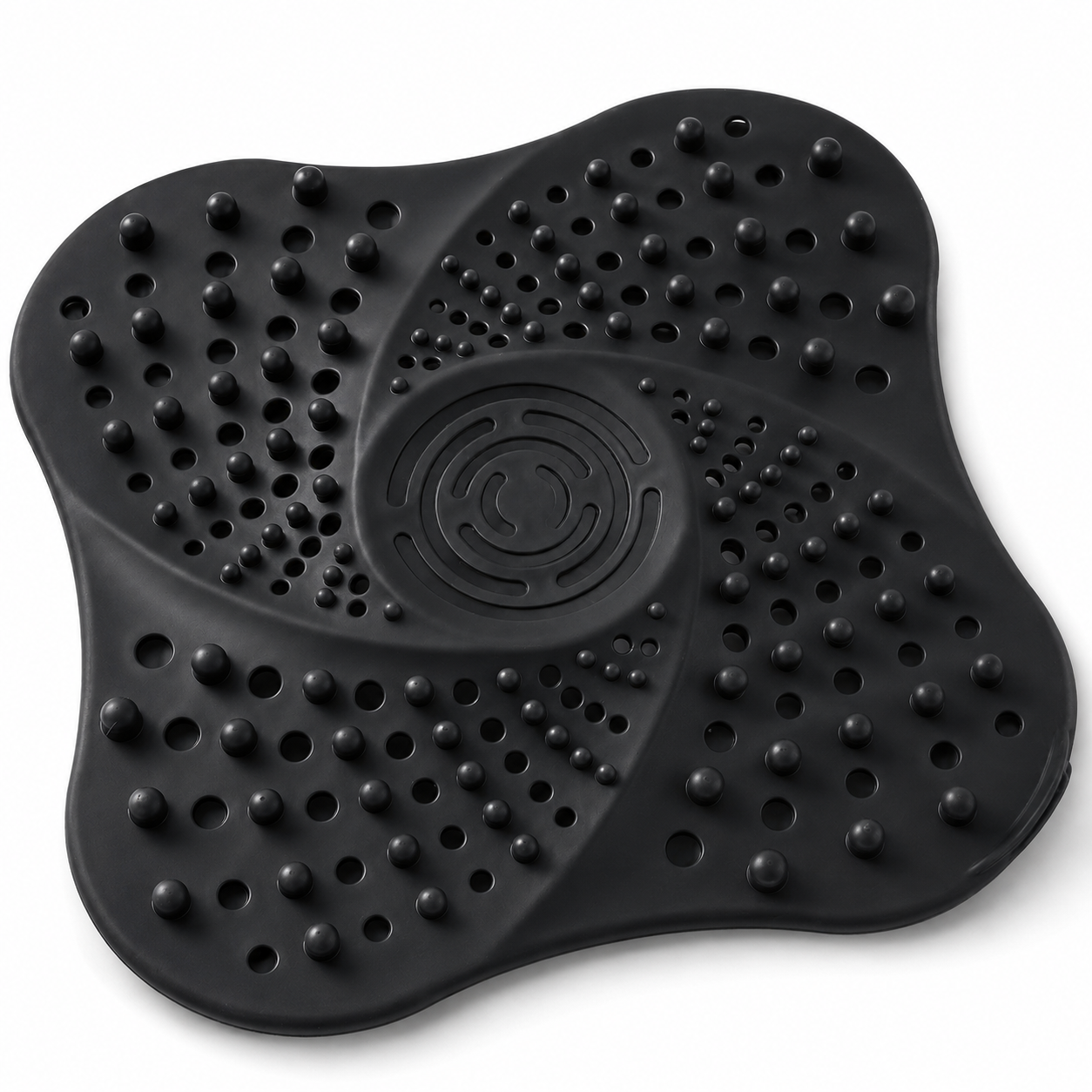 Aqua Earth Silicone Drain Strainer, Hair Filter for Shower Floor, Kitchen Sink Plug, Drain Cover for Kitchen and Bathroom