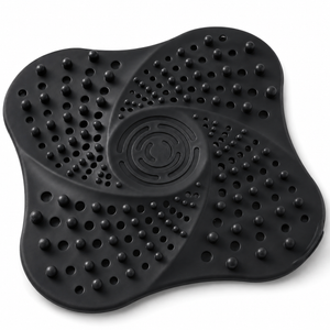 Aqua Earth Silicone Drain Strainer, Hair Filter for Shower Floor, Kitchen Sink Plug, Drain Cover for Kitchen and Bathroom